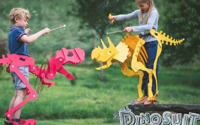 DINOSUIT儿童骨架式恐龙服装在Kickstarter上亮相