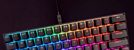 CorsairK65RGBMini游戏键盘动手实践60%机身中的全尺寸性能