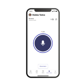 Microsoft Teams 的 Walkie Talkie 功能现已广泛使用