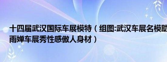 十四届武汉国际车展模特（组图:武汉车展名模助阵,曹阳吴雨婵车展秀性感傲人身材）