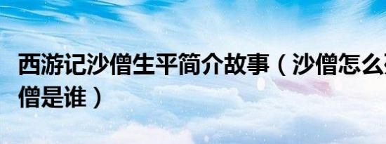 西游记沙僧生平简介故事（沙僧怎么死的及沙僧是谁）