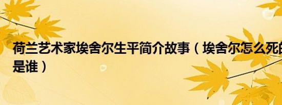 荷兰艺术家埃舍尔生平简介故事（埃舍尔怎么死的及埃舍尔是谁）