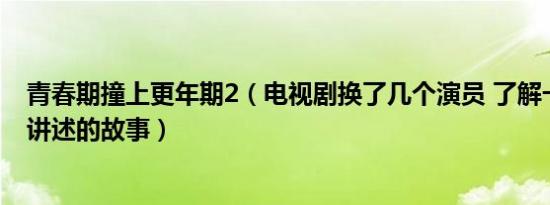 青春期撞上更年期2（电视剧换了几个演员 了解一下电视剧讲述的故事）