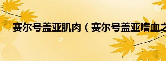 赛尔号盖亚肌肉（赛尔号盖亚嗜血之力）