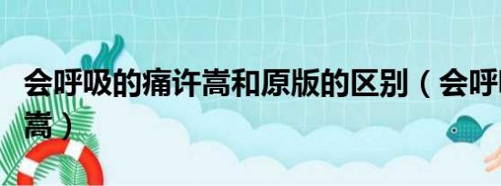 会呼吸的痛许嵩和原版的区别（会呼吸的痛许嵩）