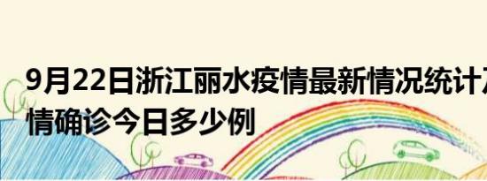 9月22日浙江丽水疫情最新情况统计及丽水疫情确诊今日多少例