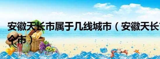 安徽天长市属于几线城市（安徽天长市属于哪个市）