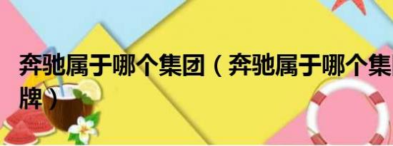 奔驰属于哪个集团（奔驰属于哪个集团旗下品牌）