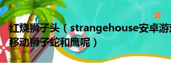 红烧狮子头（strangehouse安卓游戏中怎么移动狮子蛇和鹰呢）