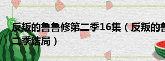 反叛的鲁鲁修第二季16集（反叛的鲁鲁修第二季结局）