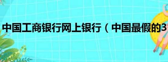 中国工商银行网上银行（中国最假的35句话）