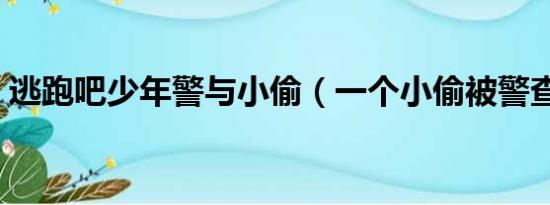 逃跑吧少年警与小偷（一个小偷被警查发现）