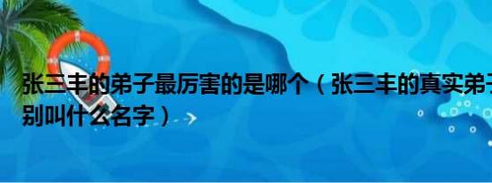 张三丰的弟子最厉害的是哪个（张三丰的真实弟子有几个分别叫什么名字）