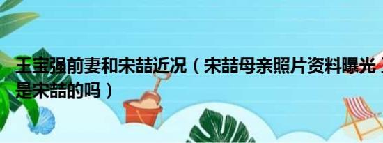 王宝强前妻和宋喆近况（宋喆母亲照片资料曝光 王宝强儿子是宋喆的吗）