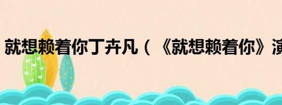 就想赖着你丁卉凡（《就想赖着你》演员表）