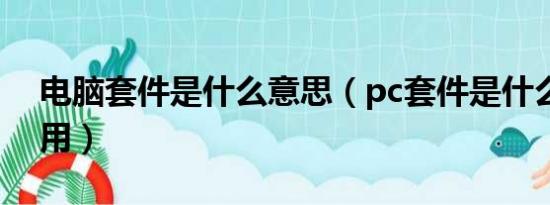 电脑套件是什么意思（pc套件是什么我怎么用）