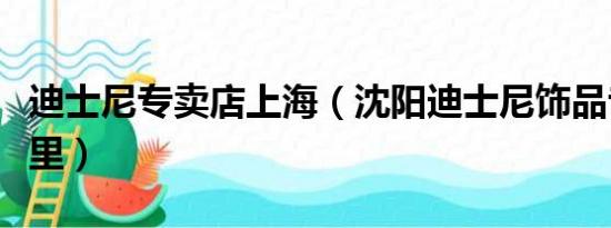 迪士尼专卖店上海（沈阳迪士尼饰品专卖在哪里）