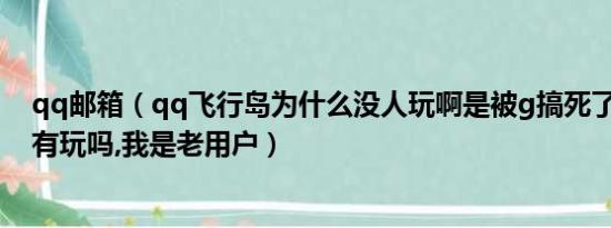 qq邮箱（qq飞行岛为什么没人玩啊是被g搞死了吗 韩服还有玩吗,我是老用户）