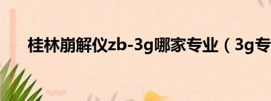 桂林崩解仪zb-3g哪家专业（3g专业）