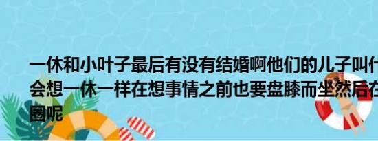 一休和小叶子最后有没有结婚啊他们的儿子叫什么是不是也会想一休一样在想事情之前也要盘膝而坐然后在脑门上画圆圈呢