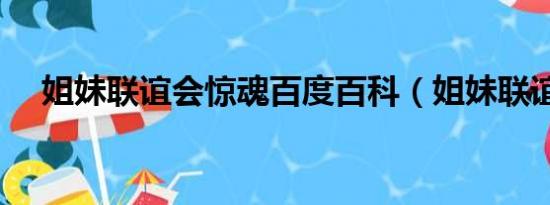 姐妹联谊会惊魂百度百科（姐妹联谊会）