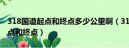 318国道起点和终点多少公里啊（318国道起点和终点）