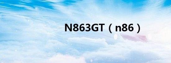 N863GT（n86）